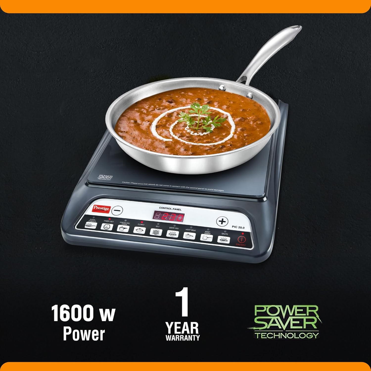 Prestige PIC 20 1600 Watts Induction Cooktop
